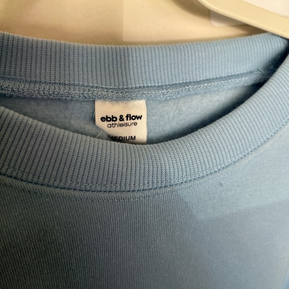 Blue Oversized Boxy Hoodie Sweatshirt - Picture 3 of 4